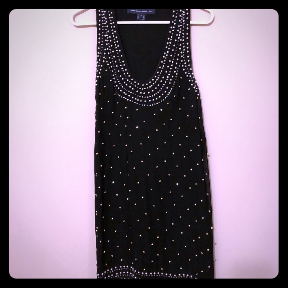 French Connection beaded shift dress